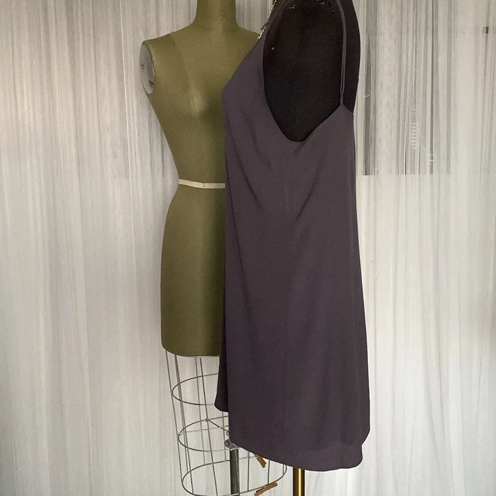 Aritzia Wilfred Free Elegant Taupe Slip Dress! Size Medium - Picture 4 of 17